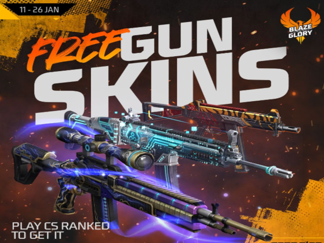 Free Fire MAX How To Get Free Gun Skins