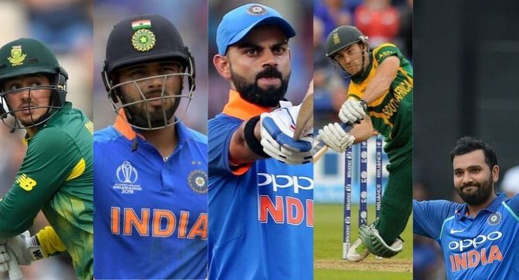 Batsmen who can be top scorers in IND Vs RSA series