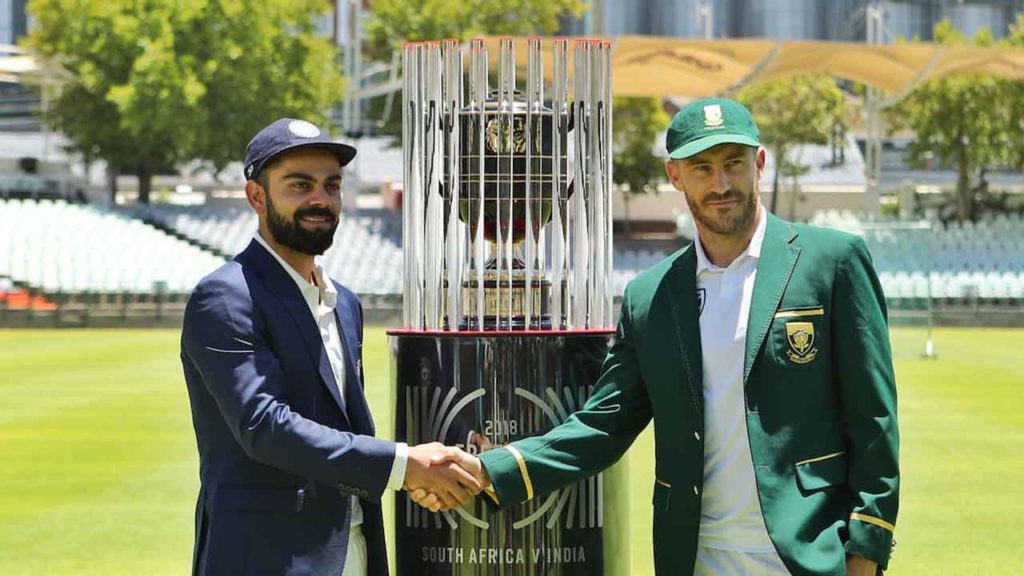 Indian and South African shaking hands