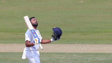 Rohit Sharma smashes century in his maiden Test as an Opener