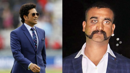 Sachin said that he felt Goosebumps after watching Abhinandan flying MiG-21