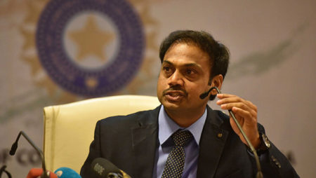 Ganguly hints tenure of MSK Prasad as a chief selector is over