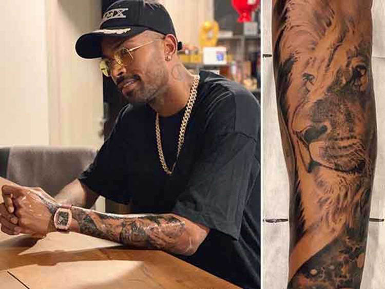 Hardik Pandya Tattoo 