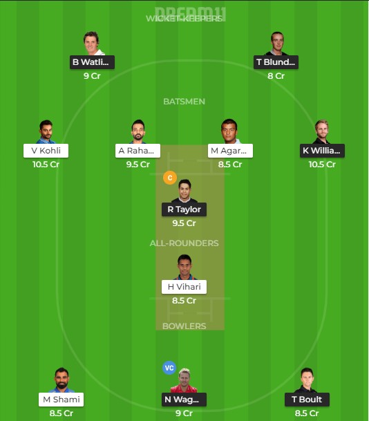 Team 2 –  dream 11 prediction for today match 