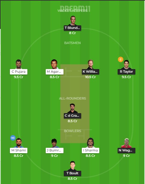 Team 1 – dream 11 predictions