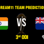 IND vs NZ 3rd ODI Dream11 Team prediction | Match prediction