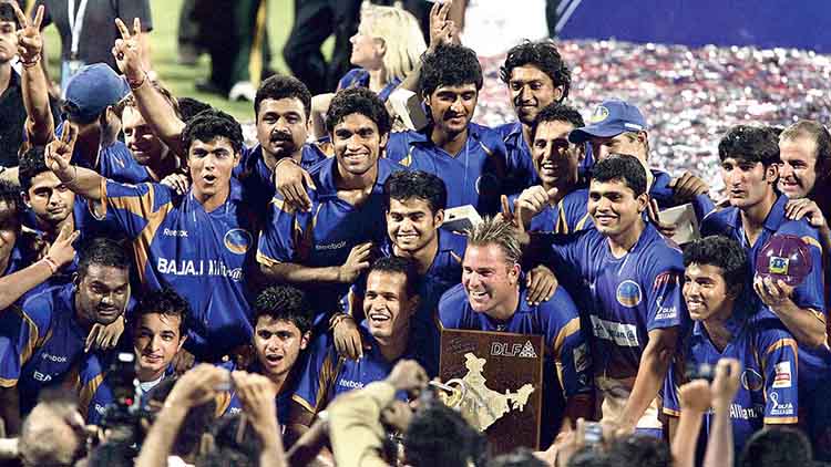 # 1 Rajasthan Royals (164/7) Vs Chennai Super Kings (163/5) in  IPL 2008 