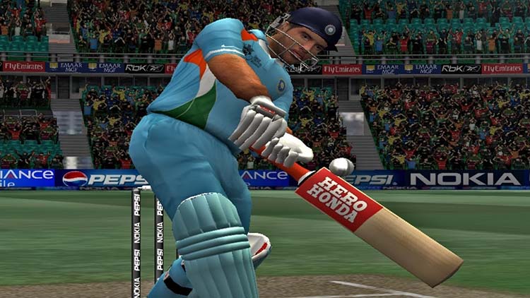 EA cricket 07 - You can be Yuvraj and hit 6 sixes in 1 over