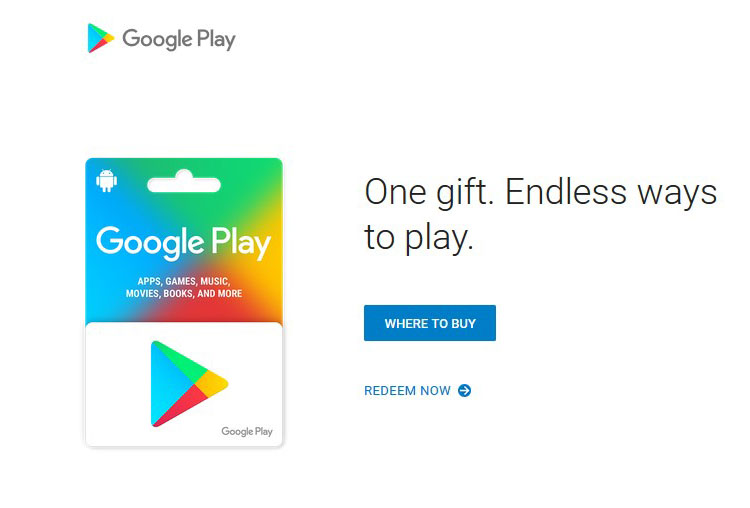 Google Play Gift Cards