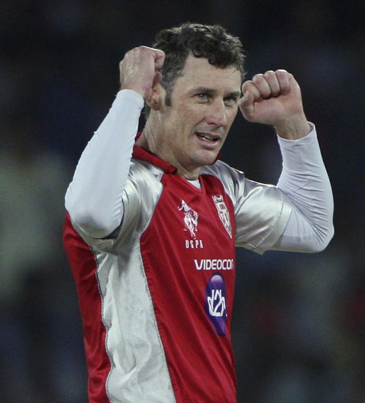 David Hussey added his brilliance to send Christ Gayle packing