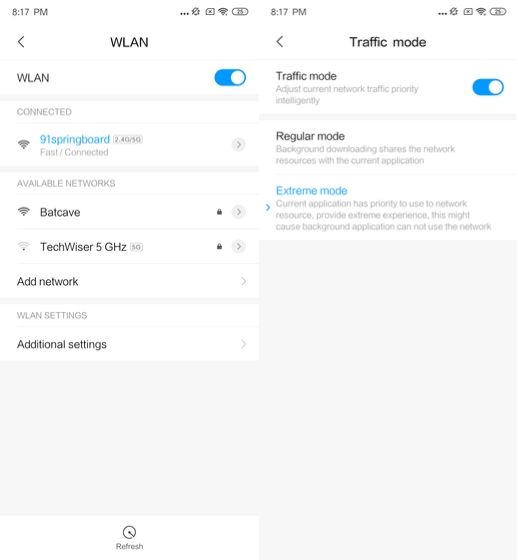 Control the settings of your WiFi