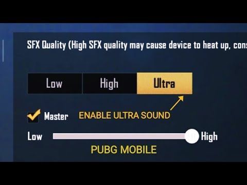 Use the ultrasound alternative for a better sound 