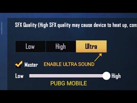Use the ultrasound alternative for a better sound
