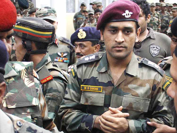 MS Dhoni - Lieutenant Colonel, Indian Territorial Army