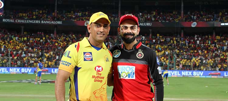Head to Head Records Between CSK vs RCB