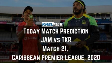 Today Match Prediction – TKR vs JAM – CPL 2020 – 21st Match