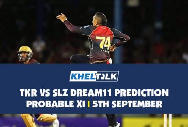 TKR vs SLZ Dream11 Prediction | Probable XI| 5 September