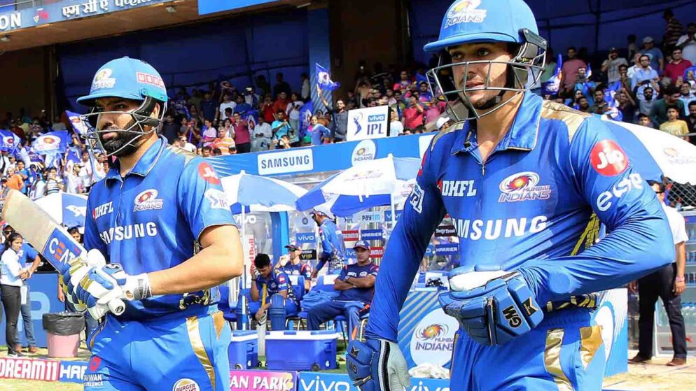 IPL 2020: Rohit Sharma and Quinton de Kock to open for MI against CSK