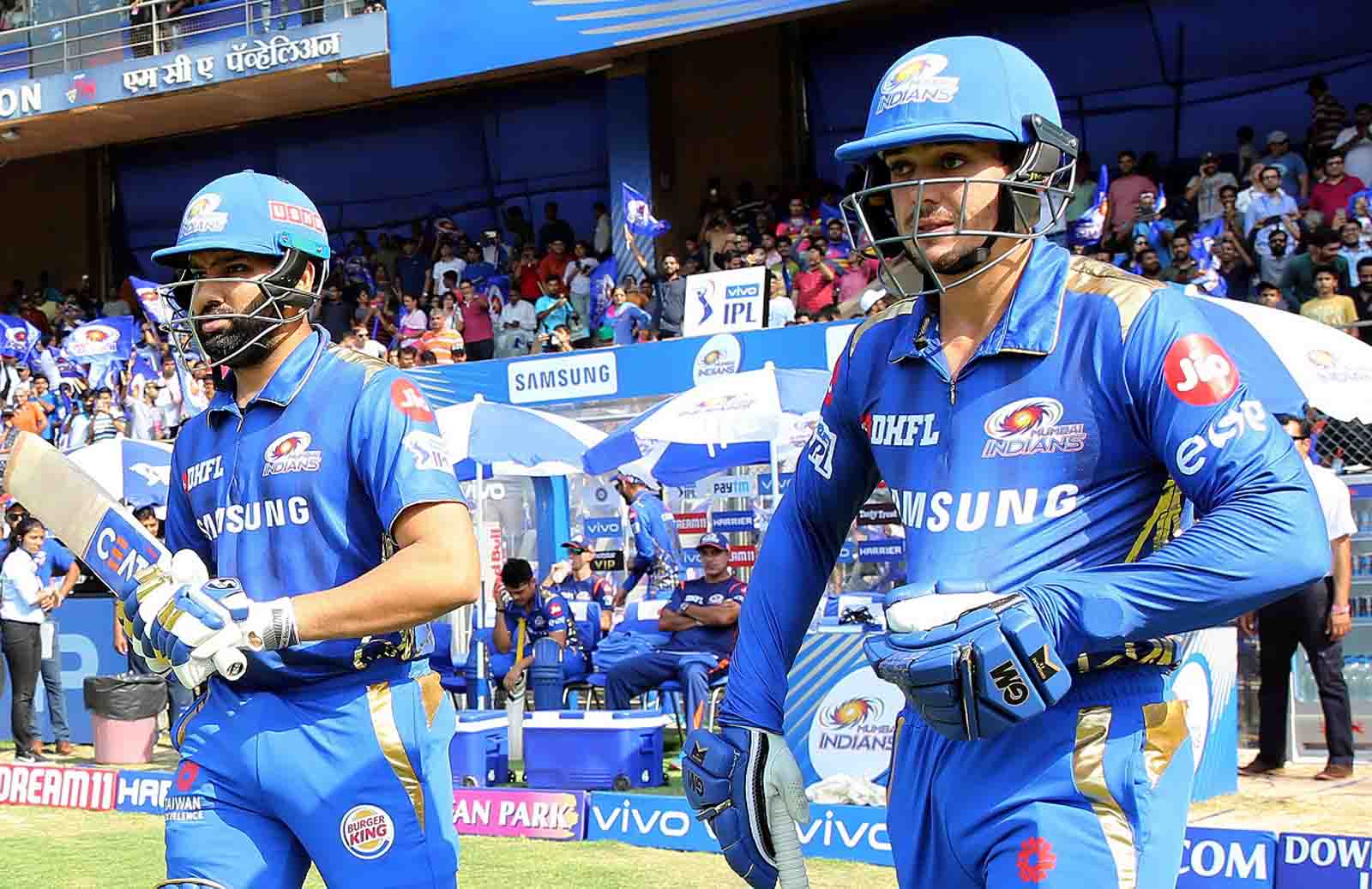 IPL 2020: Rohit Sharma and Quinton de Kock to open for MI against CSK