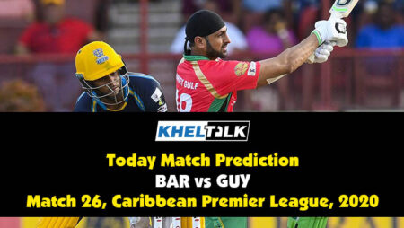 CPL 2020: GUY vs BAR | Today Match Prediction | Who will win the match | 4th September