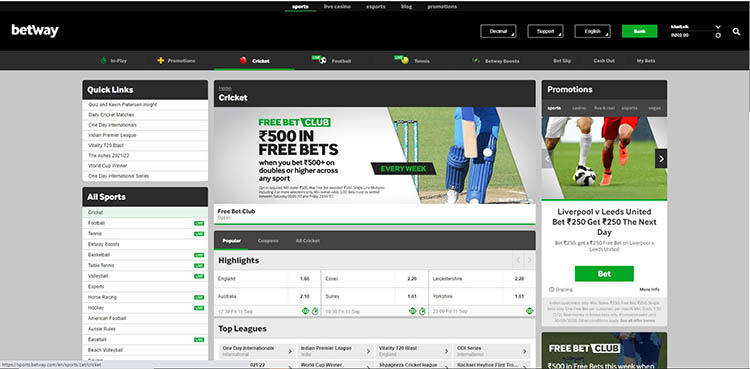 FAQS On Betway India