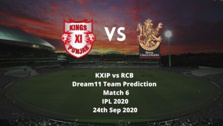 KXIP vs RCB Dream11 Team Prediction | IPL 2020 | Match 6 | 24th Sep 2020