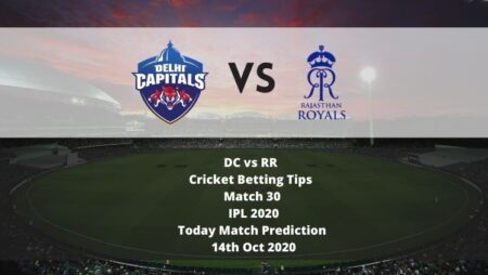 DC vs RR | Cricket Betting Tips | Match 30 | IPL 2020 | Today Match Prediction | 14th Oct 2020