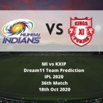 MI vs KXIP Dream11 Team Prediction | IPL 2020 | 36th Match | 18th Oct 2020