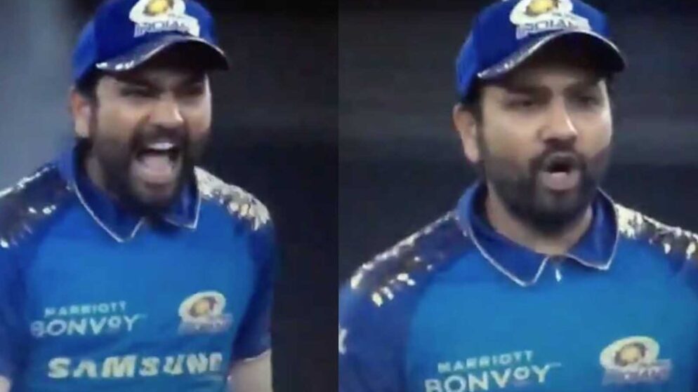 “Beh*****d,”- Rohit Sharma Caught Using a Cuss Word During MI vs KXIP Game: Watch