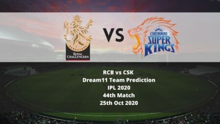RCB vs CSK Dream11 Team Prediction | IPL 2020 | 44th Match | 25th Oct 2020