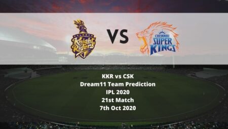 KKR vs CSK Dream11 Team Prediction | IPL 2020 | 21st Match | 7th Oct 2020