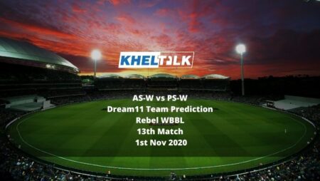 AS-W vs PS-W Dream11 Team Prediction | WBBL | 13th match | 1st November 2020