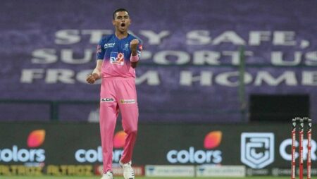 ‘I remembered my father,’ says Kartik Tyagi after taking maiden IPL wicket