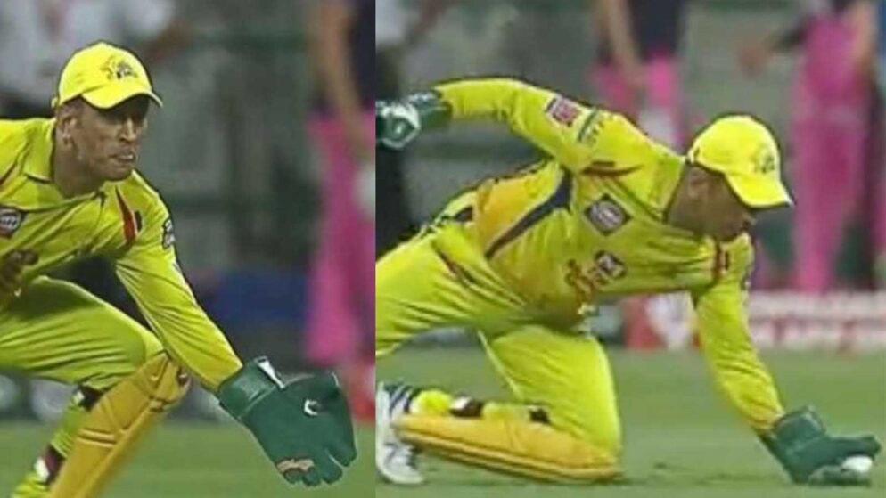 IPL 2020: MS Dhoni Takes A One-Handed World Class Catch Against Royals- Watch