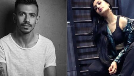 Watch: Yuzvendra Chahal Reacts To Fiancee Dhanashree Verma’s Surprise Visit Before RR Match