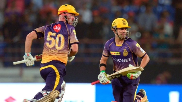 184* runs: G Gambhir and Chris Lynn, KKR vs Guj Lions, IPL 2017