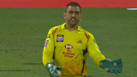 Watch: MS Dhoni Lost His Cool That Leads Umpire To Change His Decision Against SRH