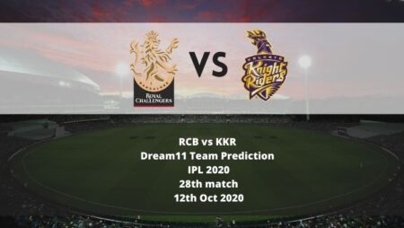 RCB vs KKR Dream11 Team Prediction | IPL 2020 | 28th match | 12th Oct 2020
