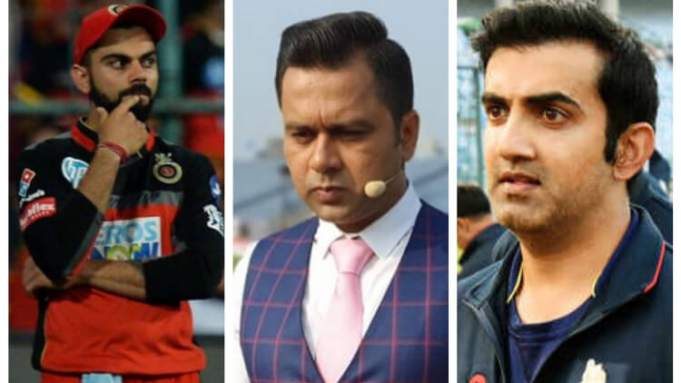 Gautam Gambhir And Aakash Chopra Involved In Clash Of Opinion over Virat Kholi