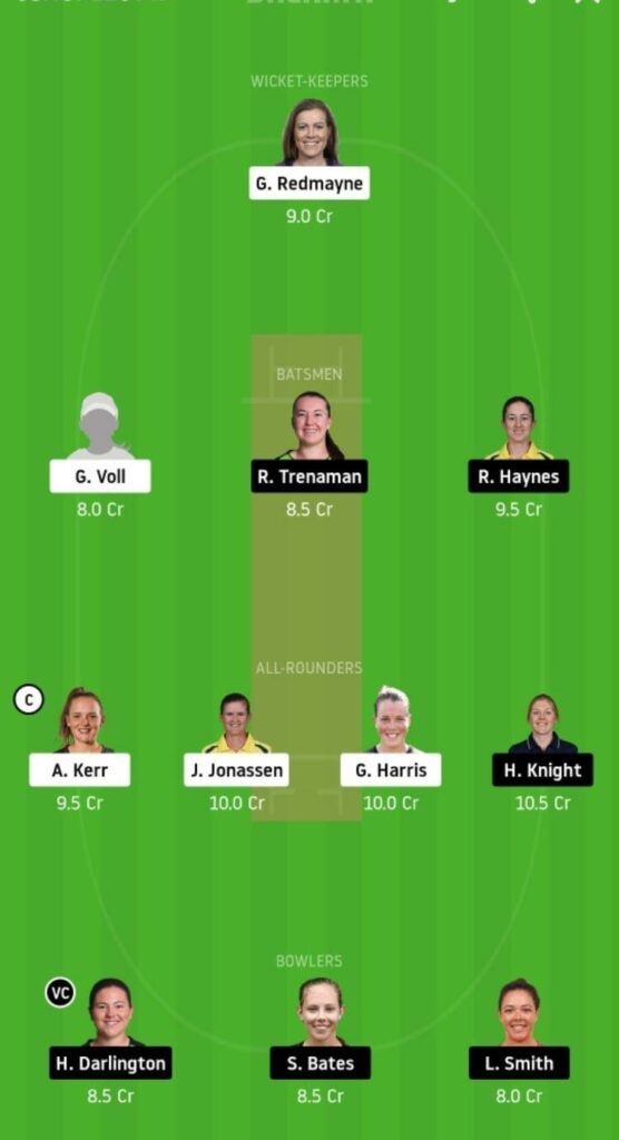 BH-W vs ST-W Dream11 Team Prediction _ 2nd Semi-Final _ WBBL 2020 _ 26th Nov 2020 Grand League