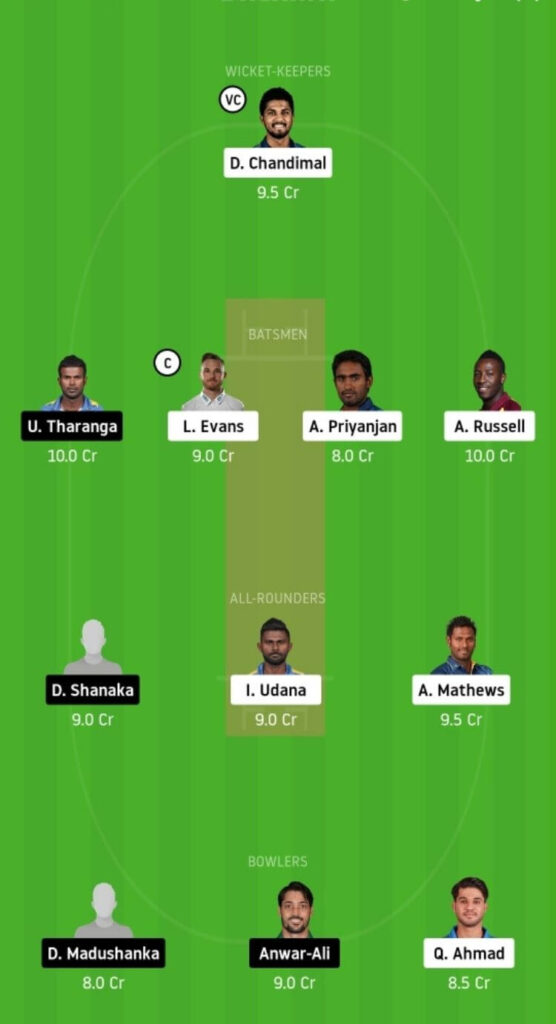 CK vs DV Dream11 Team Prediction _ Match 7 _ Lanka Premier League T20 _ 1st DEC 2020 Grand League