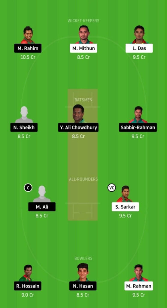 GGC vs BDH Dream11 Team Prediction _ Match 4 _ Bangladesh T20 _ 26th Nov 2020 head to head