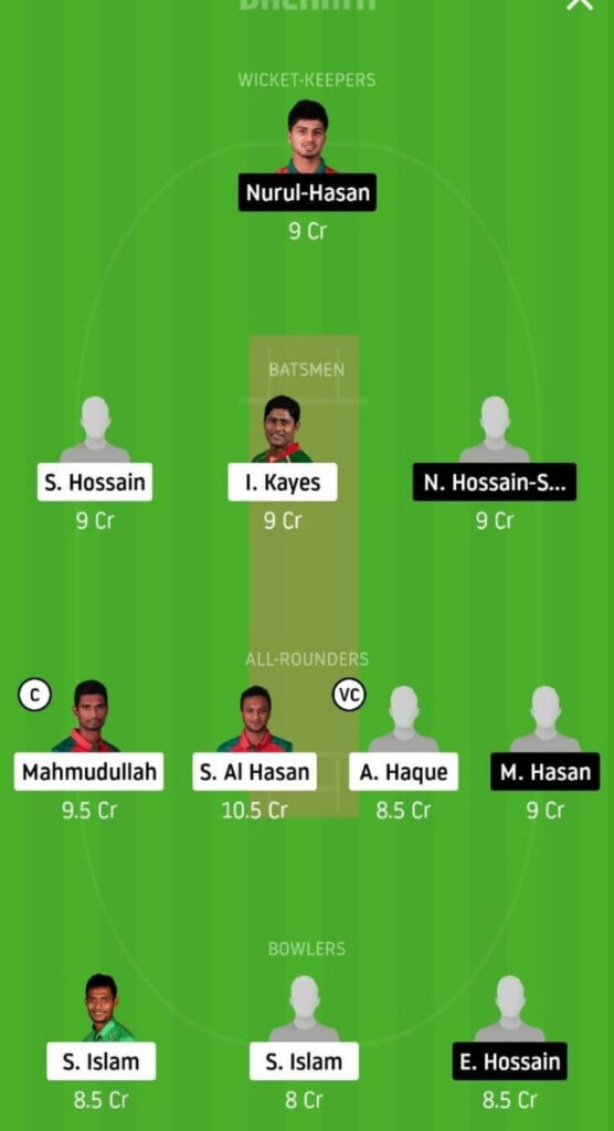 GKH vs MRA Dream11 Team Prediction | Match 3 | Bangladesh T20 | 26th Nov 2020 Grand league