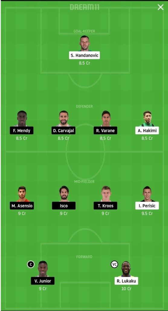 INT vs RM Dream11 Match Prediction | Football Fantasy | UEFA Champions League | 26 Nov 2020 - Grand League