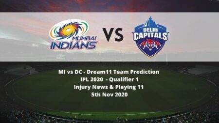 MI vs DC Dream11 Team Prediction | IPL 2020 | Qualifier 1 | Injury News | Playing 11 | 5th Nov 2020