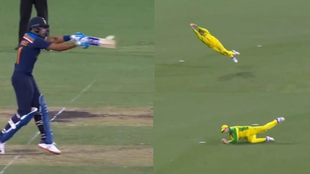 Watch: ‘What A Screamer,’- Steve Smith Takes A World-Class Catch To Dismiss Shreyas Iyer In 2nd ODI