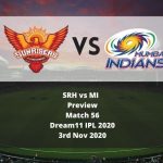 Dream11 IPL 2020: SRH vs MI Preview: MI Stands Between SRH and Their Playoff Spot