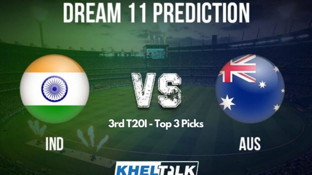 AUS vs IND Dream11 Team Prediction | 3rd T20I: Top 3 Picks For Your Dream11 Fantasy Team