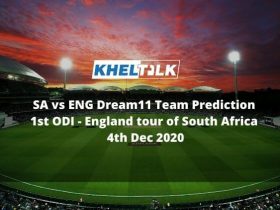 SA vs ENG Dream11 Team Prediction _ 1st ODI _ England tour of South Africa _ 4th Dec 2020