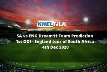 SA vs ENG Dream11 Team Prediction _ 1st ODI _ England tour of South Africa _ 4th Dec 2020